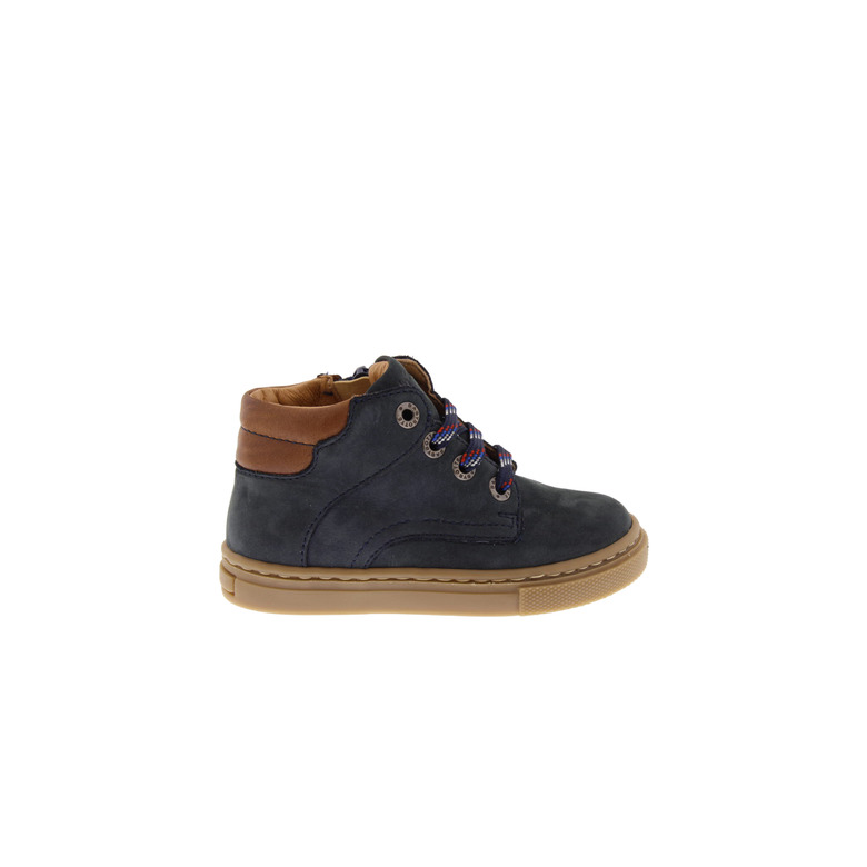 Babybotte hoge schoenen blauw 1