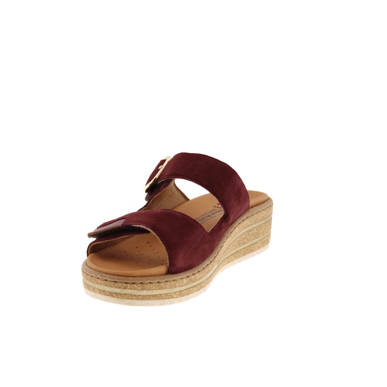 Mephisto Mobils tongs bordeaux 3