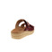 Mephisto Mobils tongs bordeaux 4