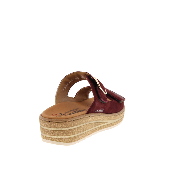 Mephisto Mobils tongs bordeaux 4