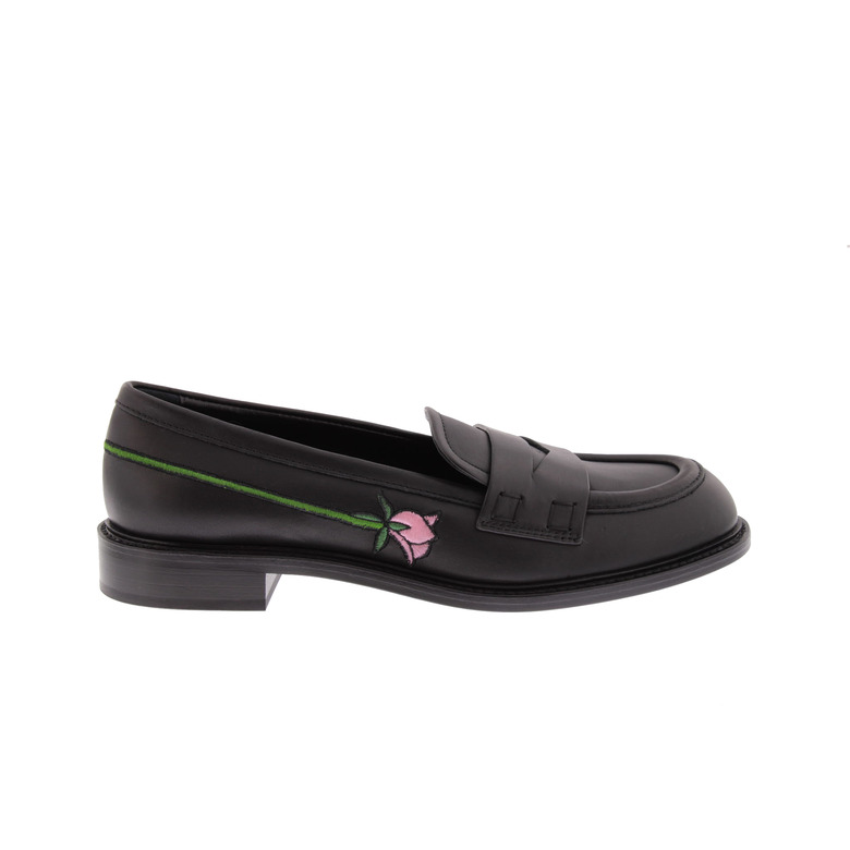 Agl mokassins & halbschuhe schwarz 1