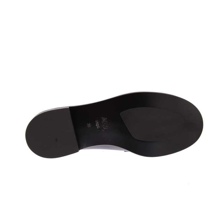 Agl mokassins & halbschuhe schwarz 5