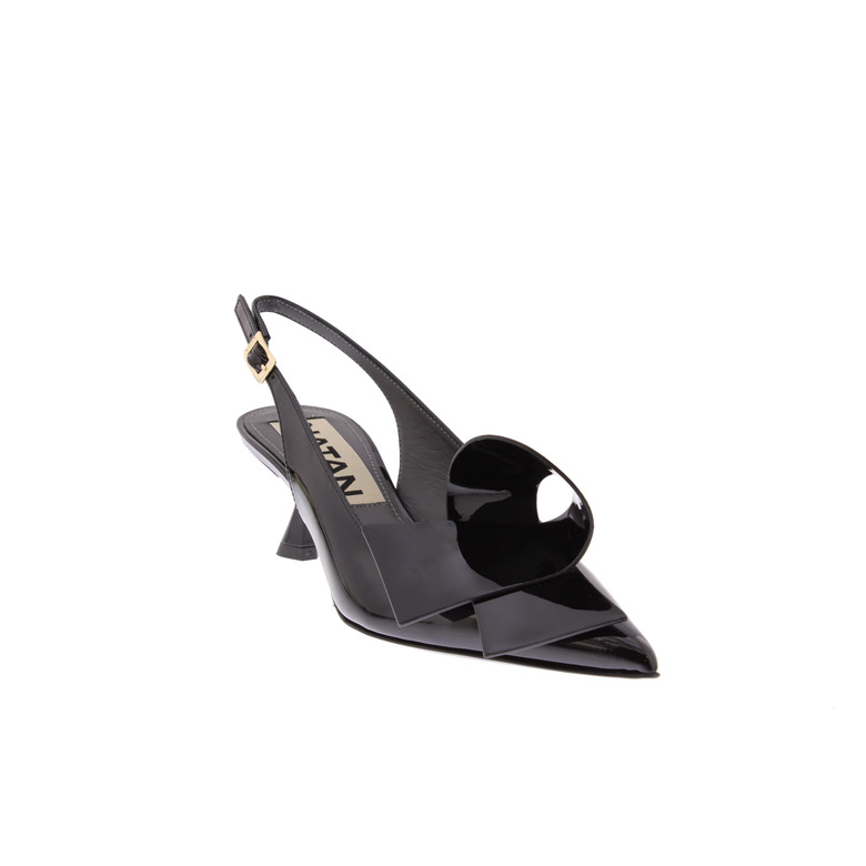 Natan slingbacks zwart 2