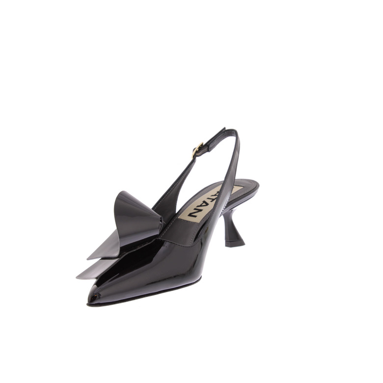 Natan slingbacks zwart 3
