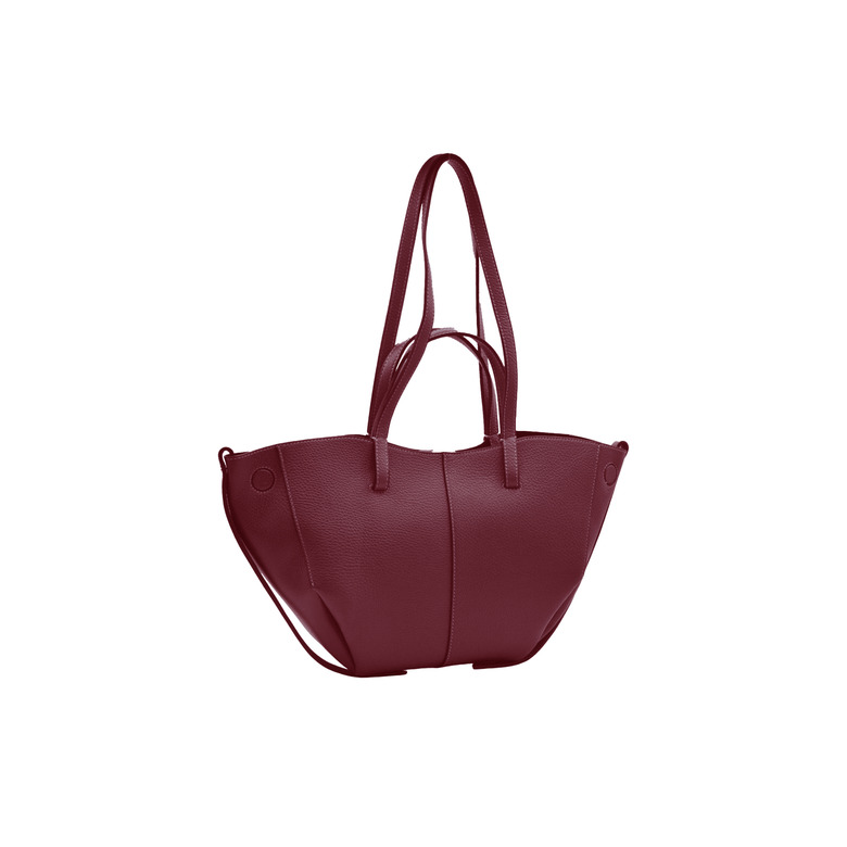 Andrea Cardone sac porté épaule bordeaux 1