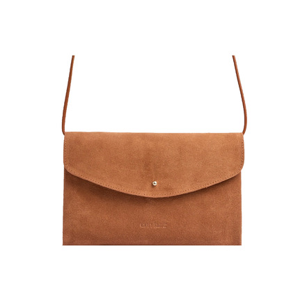 Ann Kurz clutch camel