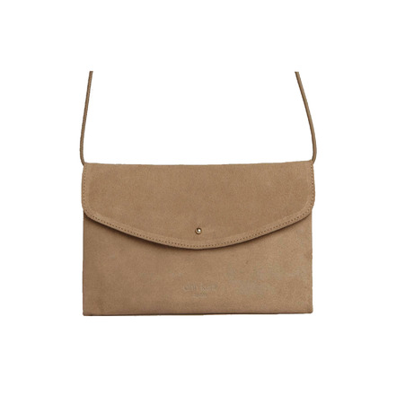 Ann Kurz clutch taupe