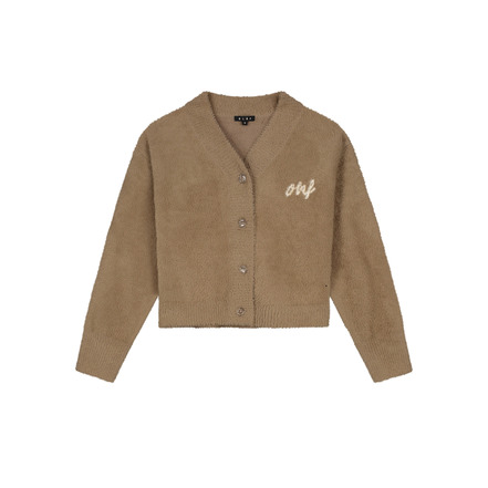Olaf Hussein cardigan camel