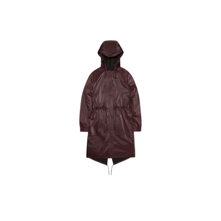 Rains jacke bordeaux