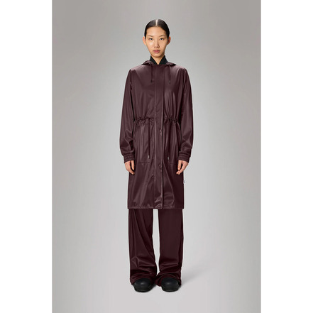 Rains jacke bordeaux