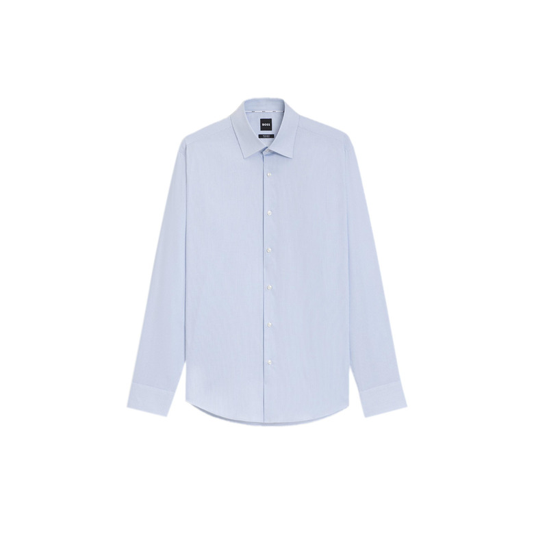 Boss hemd blauw 1