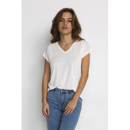 Kaffe t-shirt ecru