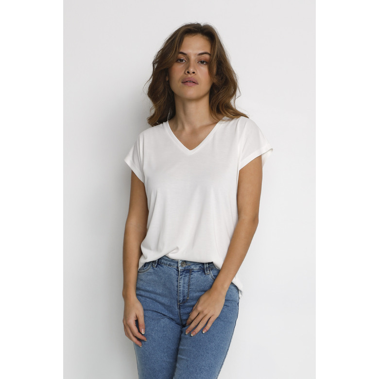 Kaffe t-shirt ecru 2