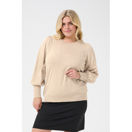 Kaffe Curve pull beige