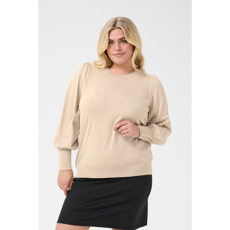 Kaffe Curve pullover beige 2