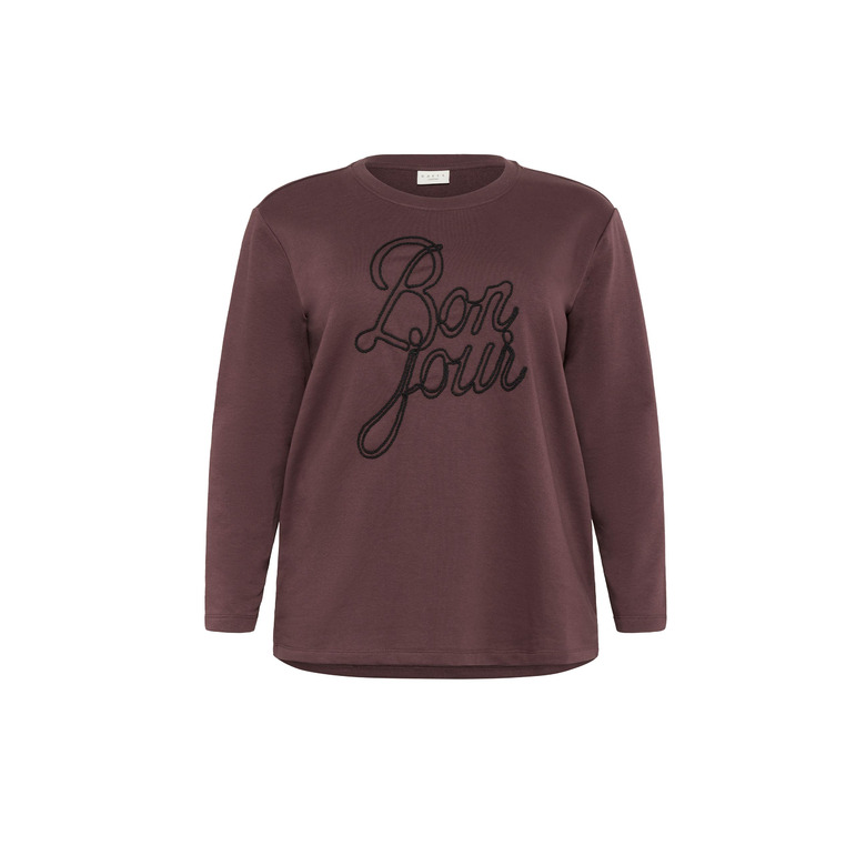Kaffe Curve sweater brun 1