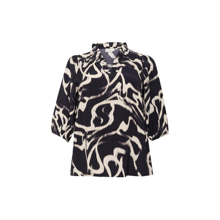 Kaffe Curve blouse black
