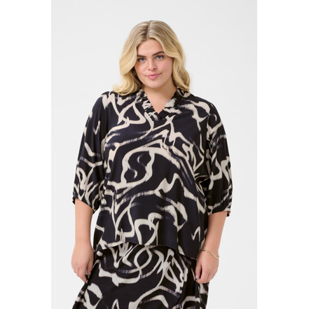 Kaffe Curve blouse black