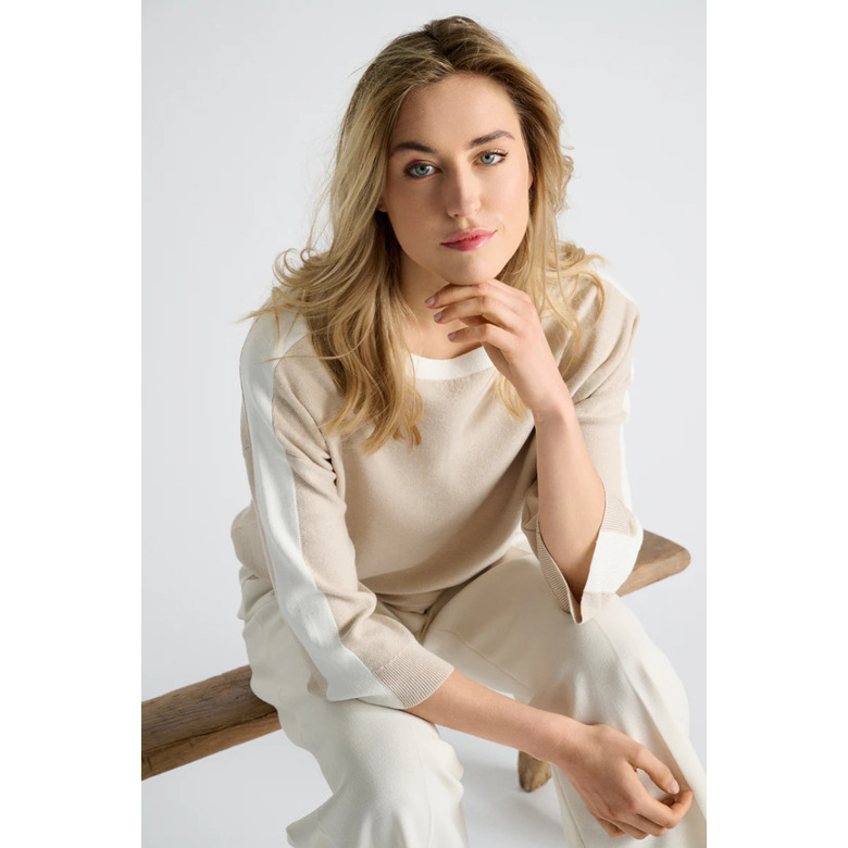 Marie Mero pull beige 2