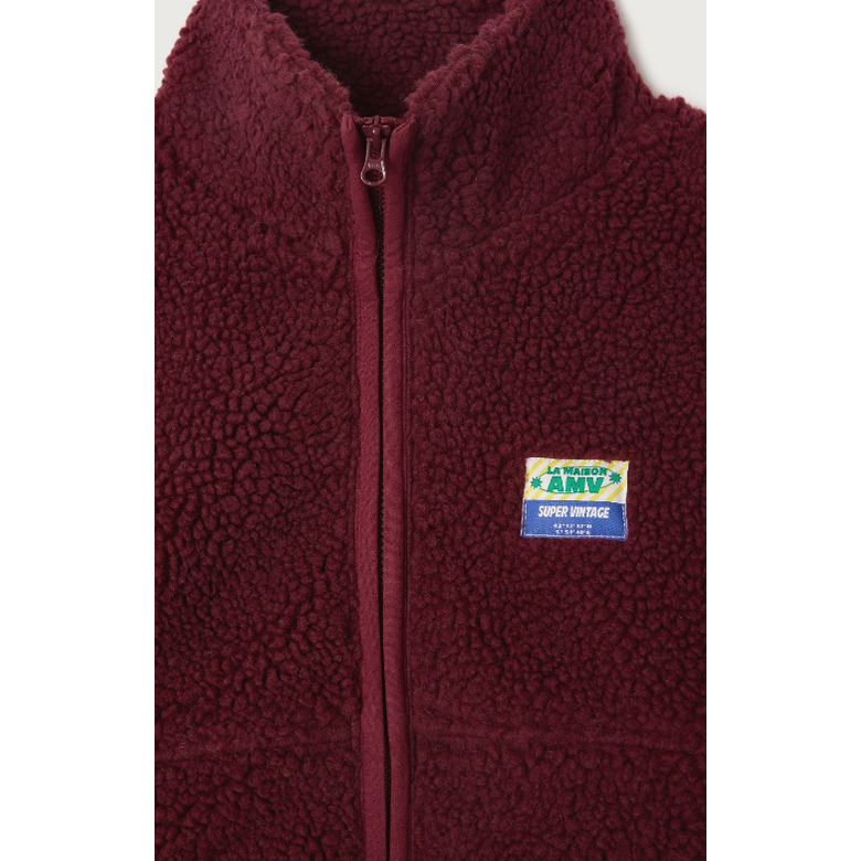 American Vintage vest bordeaux 2