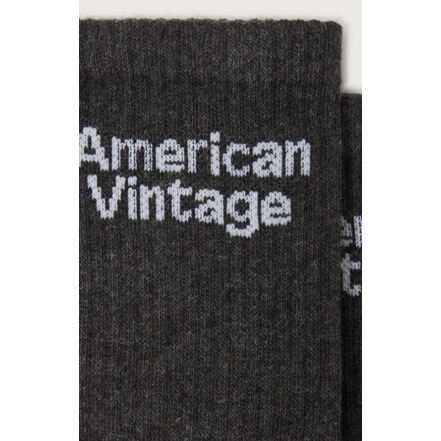 American Vintage chausettes gris