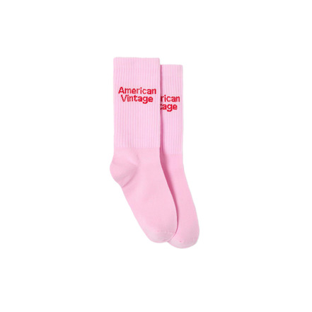 American Vintage chausettes rose