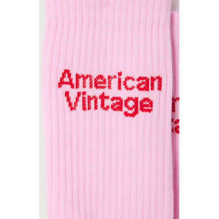 American Vintage chausettes rose