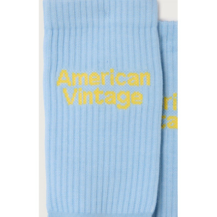 American Vintage chausettes bleu