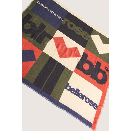 Bellerose echarpe multicolor