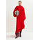 Essentiel jurk rood 2