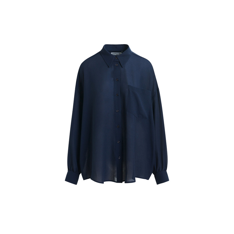 Essentiel blouse blauw 1