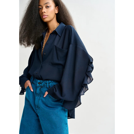 Essentiel blouse blauw