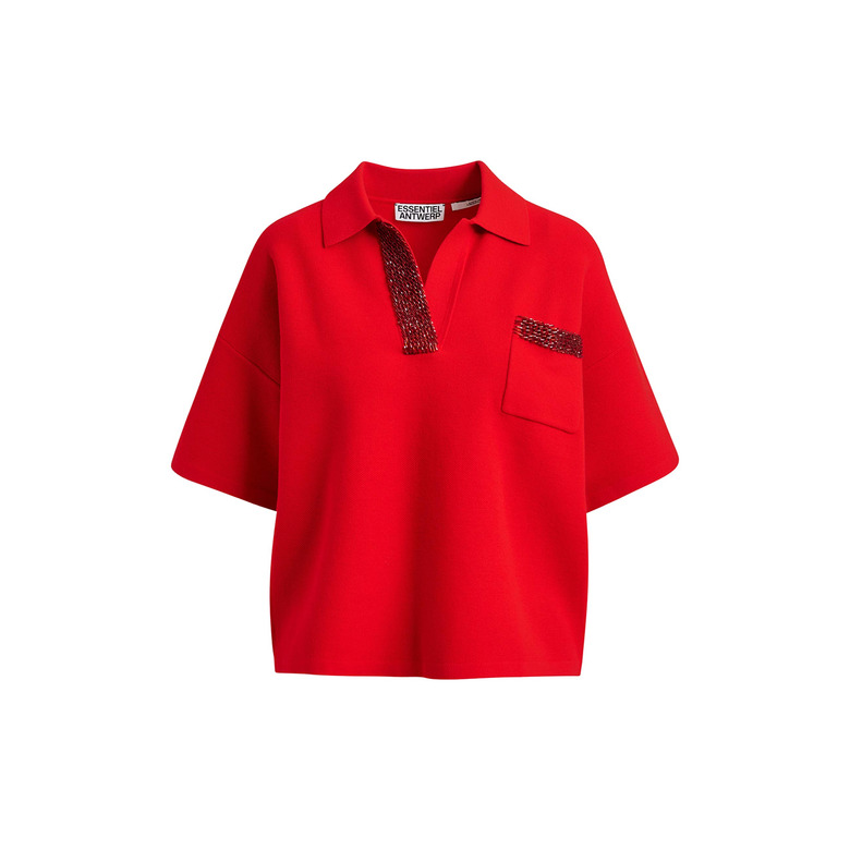 Essentiel pullover rot