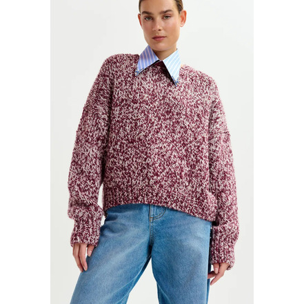 Essentiel trui bordeaux