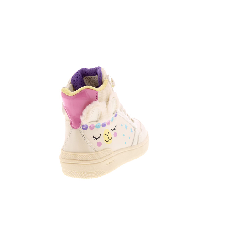 Geox hoge schoenen ecru 4