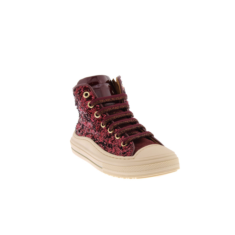 Zecchino D'oro chaussures hautes bordeaux 2