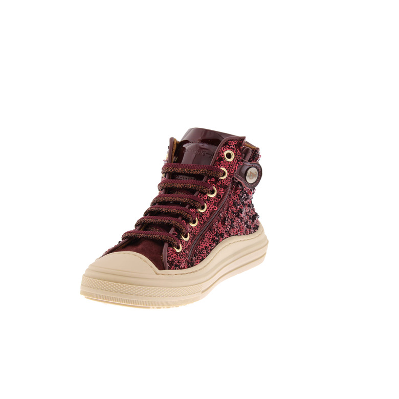 Zecchino D'oro chaussures hautes bordeaux 3