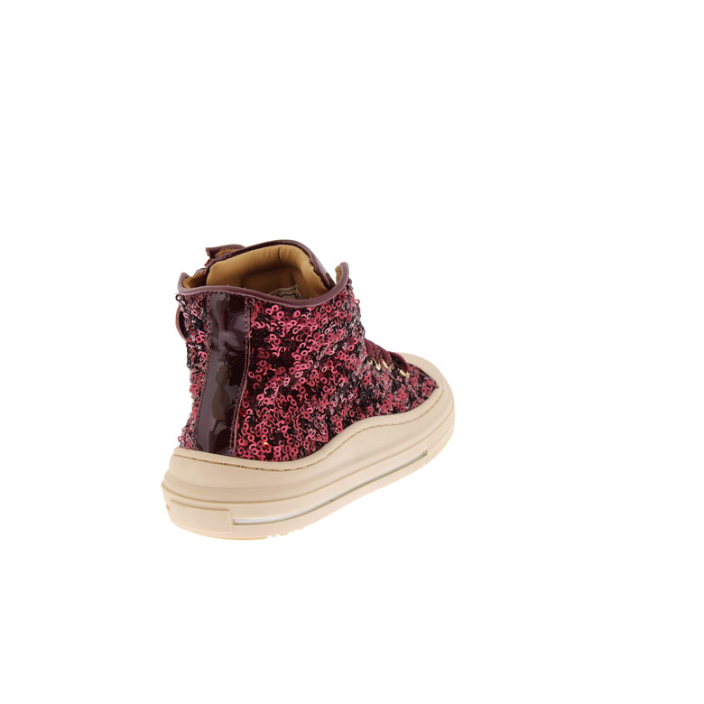 Zecchino D'oro chaussures hautes bordeaux 4