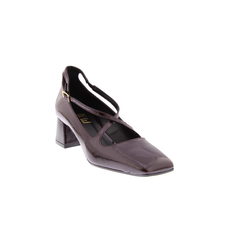 Malori&del Prete 94 pumps bordeaux 2