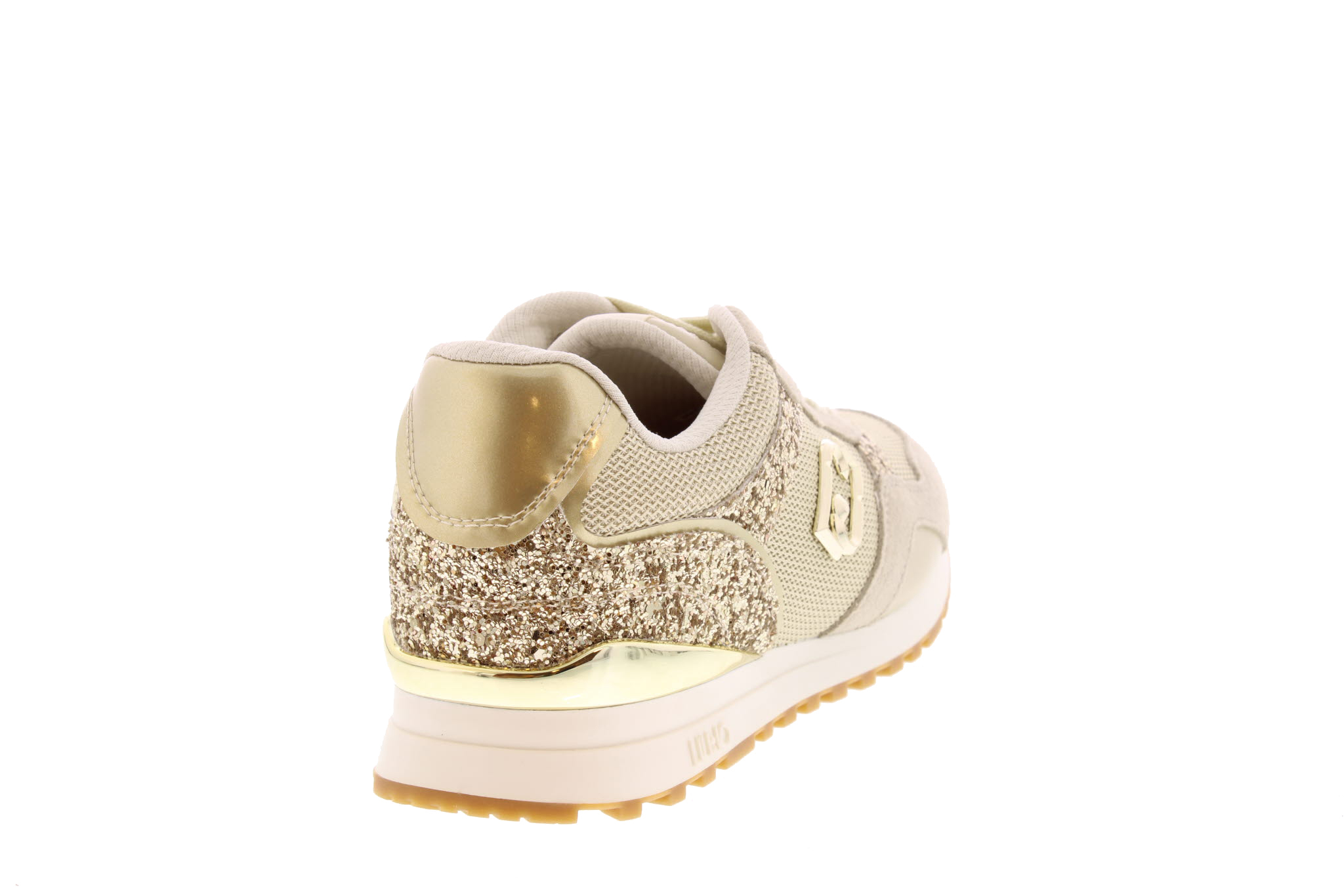 Liu Jo Amazing 38 leren sneakers zwart/goud