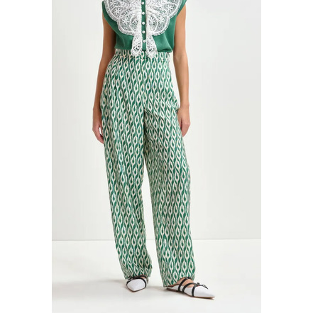 Essentiel broek groen