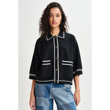 Essentiel cardigan zwart