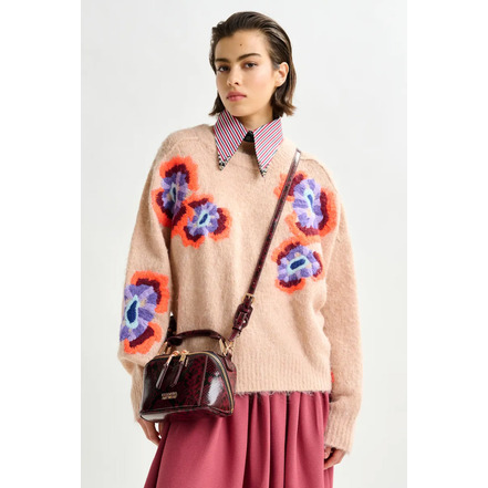 Essentiel pull rose