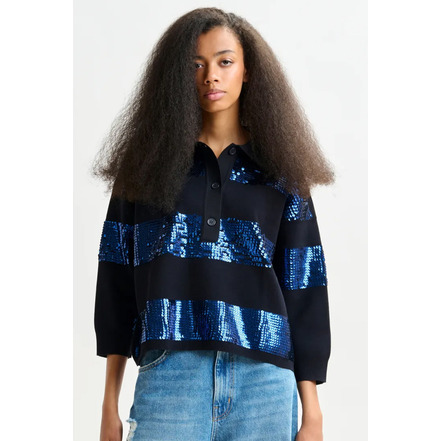 Essentiel trui blauw