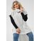 Kaffe Curve poncho gris 2