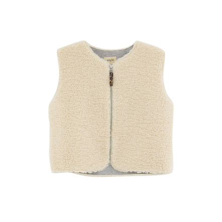 Bellerose weste ecru