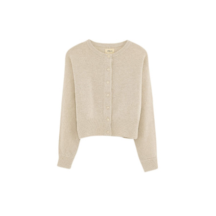 Bellerose strickjacke beige