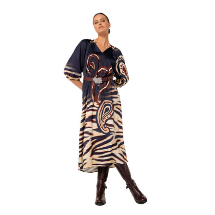 Caroline Biss robe brun