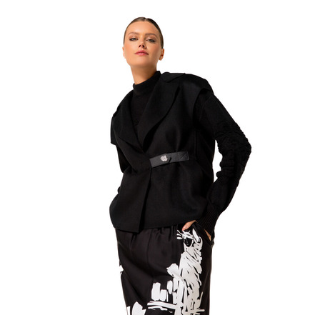 Caroline Biss vest zwart