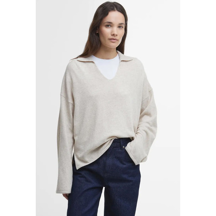 Barbour sweater lightbrown